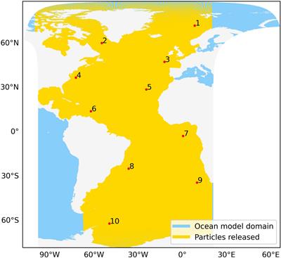 Computing marine plankton connectivity under thermal constraints